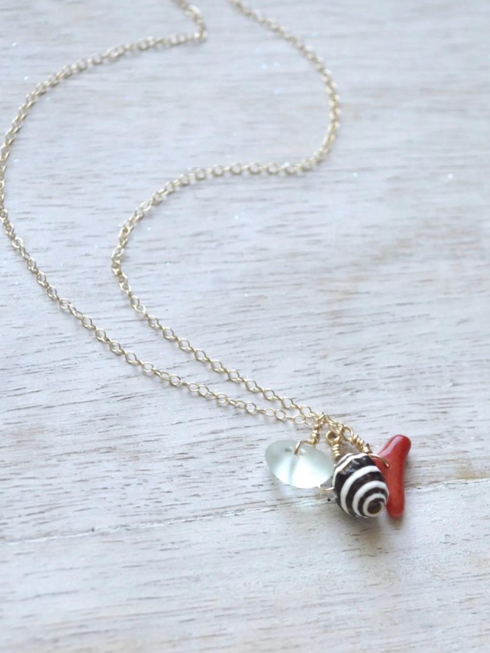 Beach Charm Necklace